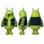 Alien Mascot Costume in Green with Navy Vest Adult