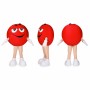 Ball Mascot Costume in Red with White Gloves Adult