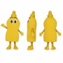 Banana Mascot Costume in Yellow with Brown Stem Adult