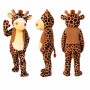 Giraffe Mascot Costume in Brown and Cream Adult