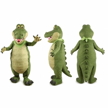 Crocodile Mascot Costume in Olive Green Adult