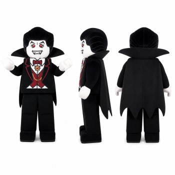 Vampire Toy Figure Mascot Costume in Black and Red Adult