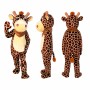 Giraffe Mascot Costume in Brown and Cream Adult