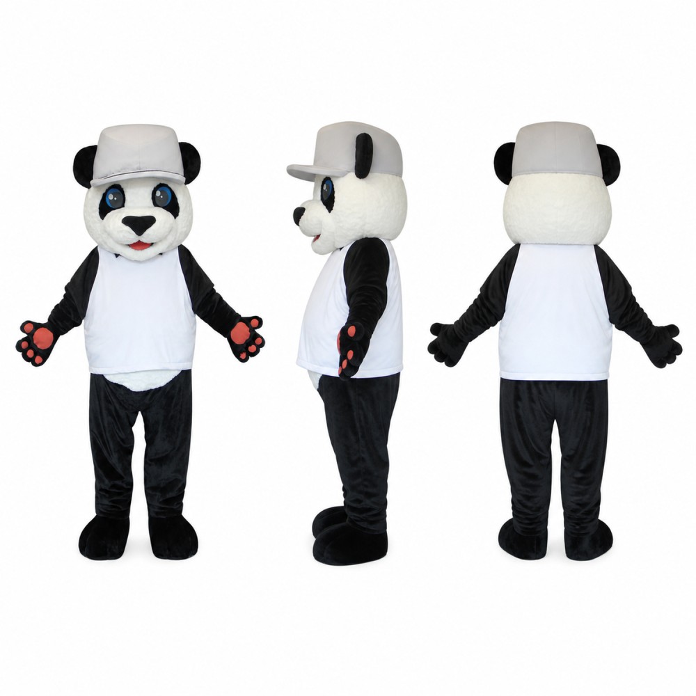 Panda Mascot Costume in Black and White Adult Panda Mascot Costume in Black and White Adult