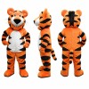 Tiger Mascot Costume in Orange with White Belly Adult
