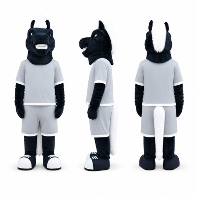 Horse Mascot Costume in Black