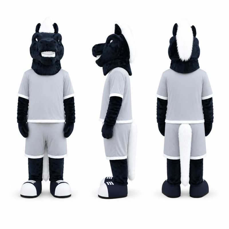Horse Mascot Costume in Black