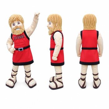 Wrestler Mascot Costume in Red Singlet Adult