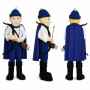 Archer Mascot Costume in Blue and White Adult