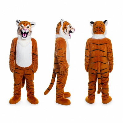 Tiger Mascot Costume in Orange with White Belly Adult