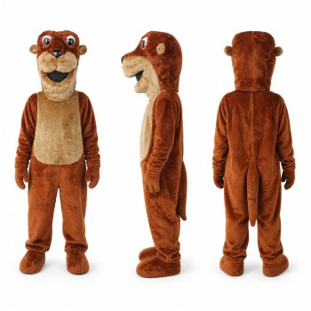 Meerkat Mascot Costume in Brown with Cream Belly Adult