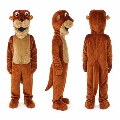 Meerkat Mascot Costume in Brown with Cream Belly Adult