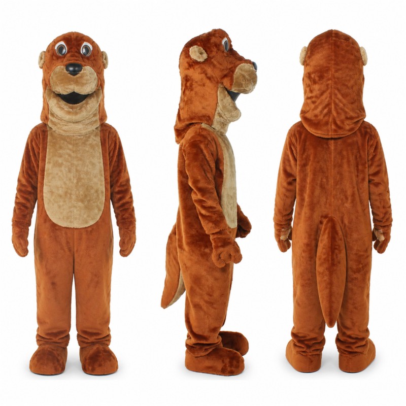 Meerkat Mascot Costume in Brown with Cream Belly Adult