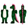 Alligator Mascot Costume in Green with White Belly Adult