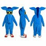 Aardvark Mascot Costume in Blue with Yellow Glasses Adult