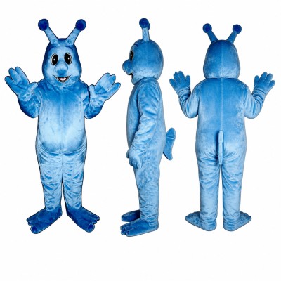 Lobster Mascot Costume in Blue with Long Antennae Adult