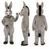 Donkey Mascot Costume in Gray with White Muzzle Adult