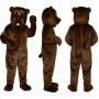 Beaver Mascot Costume in Brown with Buck Teeth Adult