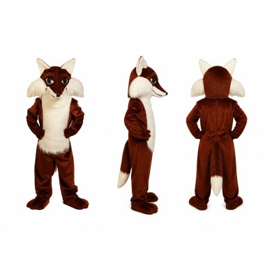Horned Fox Mascot Costume