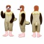 Platypus Mascot Costume in Brown with Pink Webbed Feet Adult
