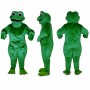 Frog Mascot Costume in Dark Green with Light Green Body Adult