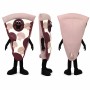 Bacon Slice Mascot Costume in Brown and Cream Adult