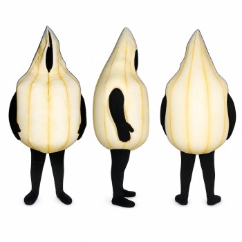 Adult Yellow Onion Mascot Costume Vegetable Costume