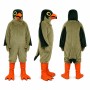 Adult Green Penguin Mascot Costume with Orange Beak and Feet