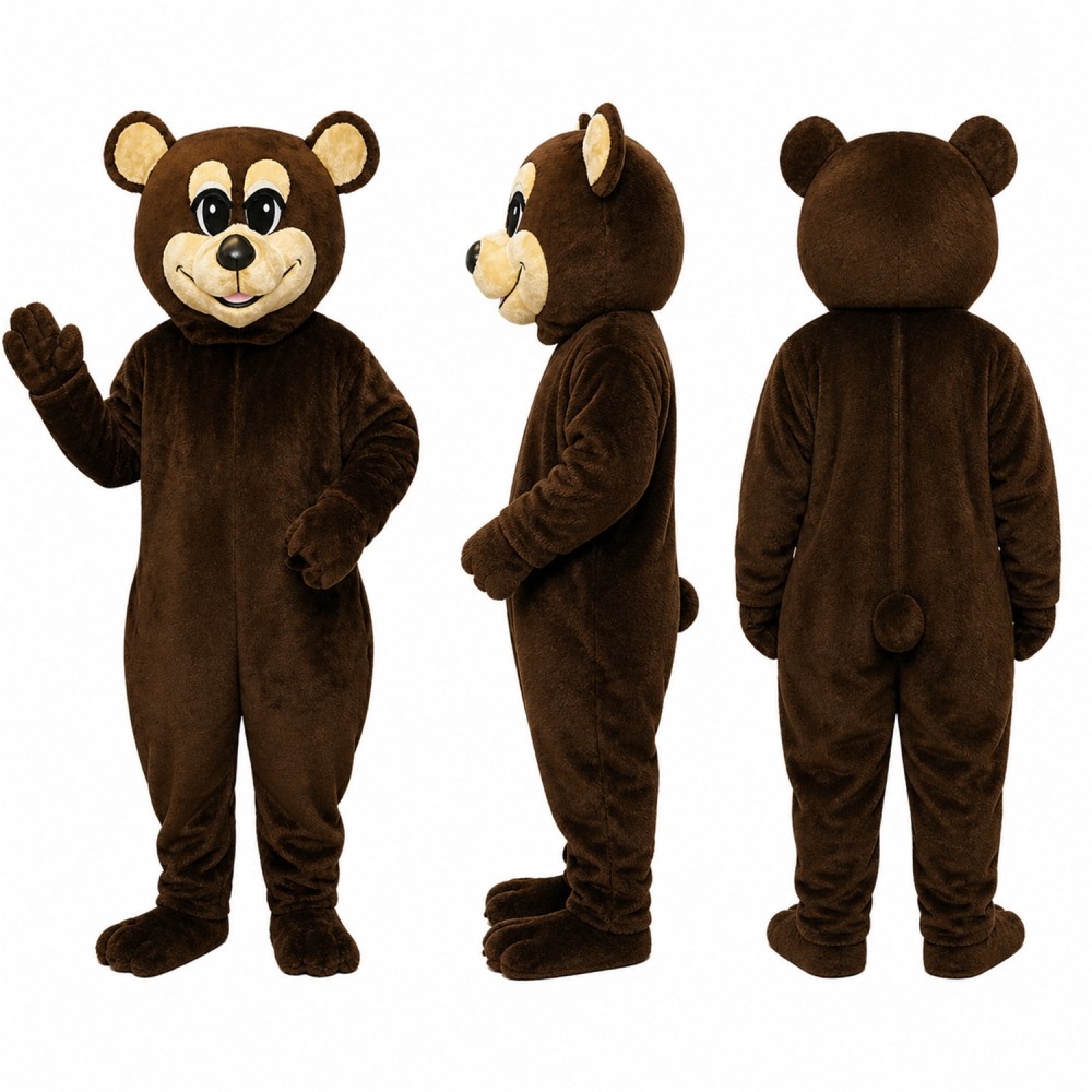 Adult Brown Bear Mascot Costume Animal Suit Adult Brown Bear Mascot Costume Animal Suit