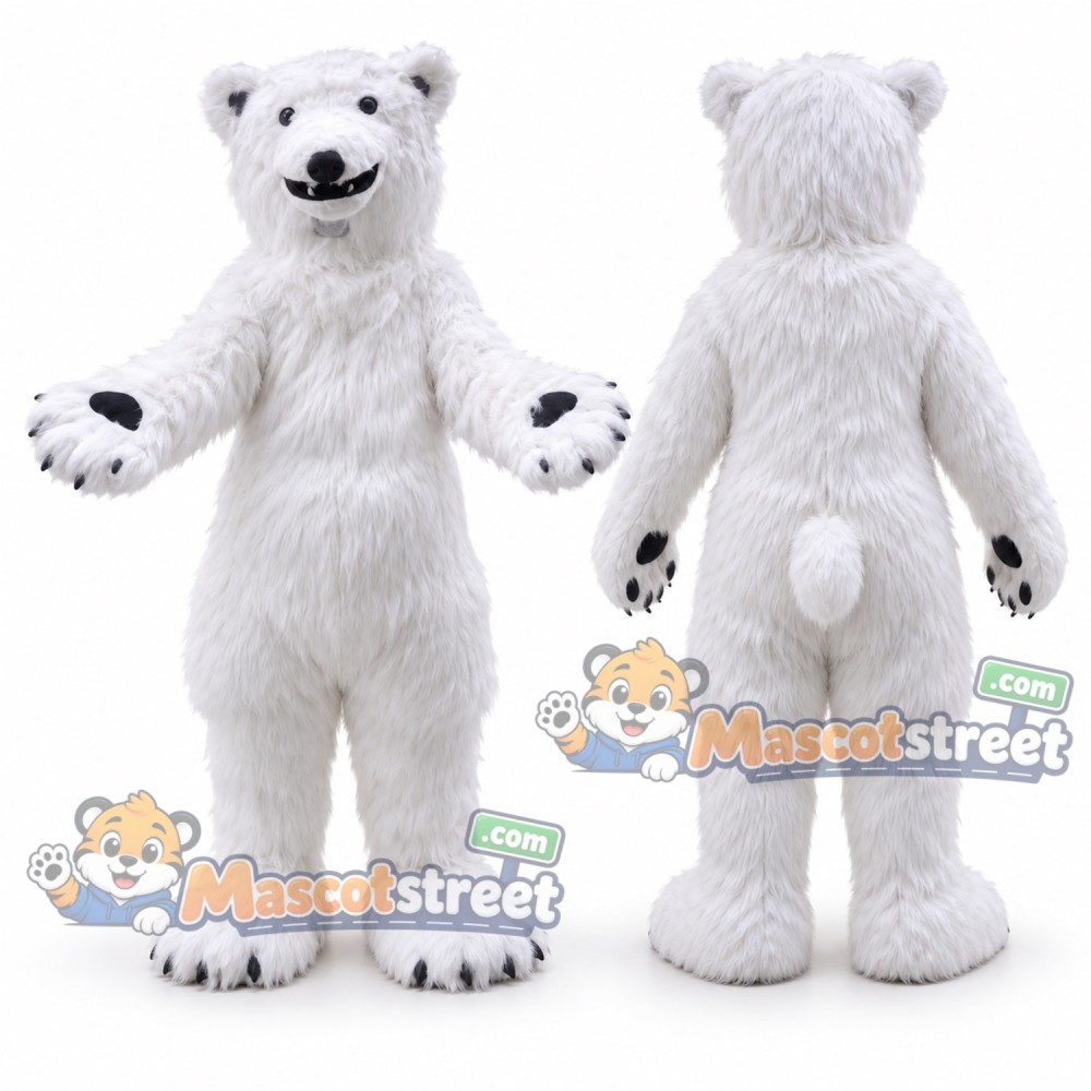 Polar Bear Mascot Costume Polar Bear Mascot Costume