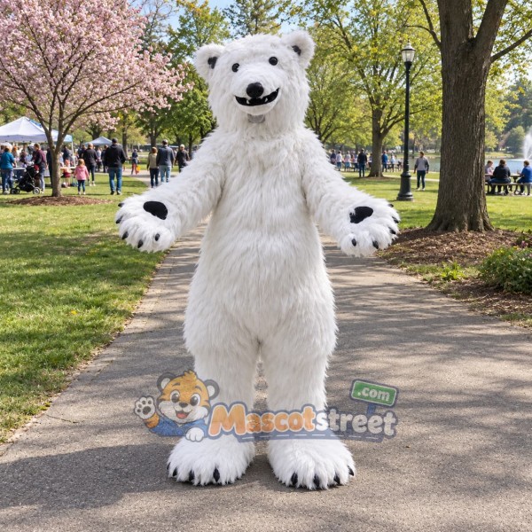 Polar Bear Mascot Costume