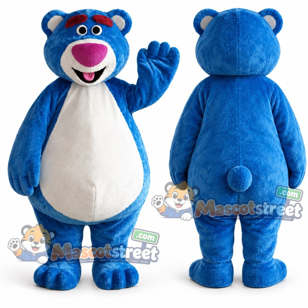 Blue Bear Mascot Costume Blue Bear Mascot Costume