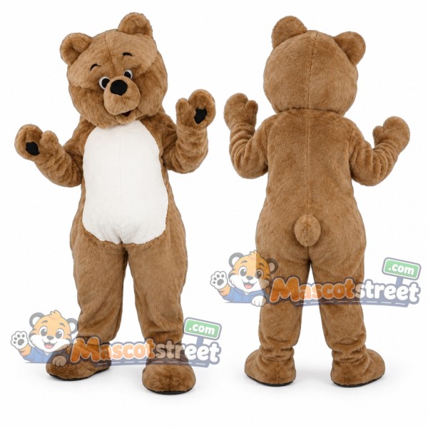 Brown Bear Mascot Costume