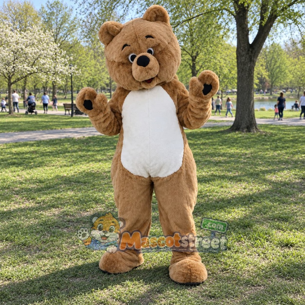 Brown Bear Mascot Costume