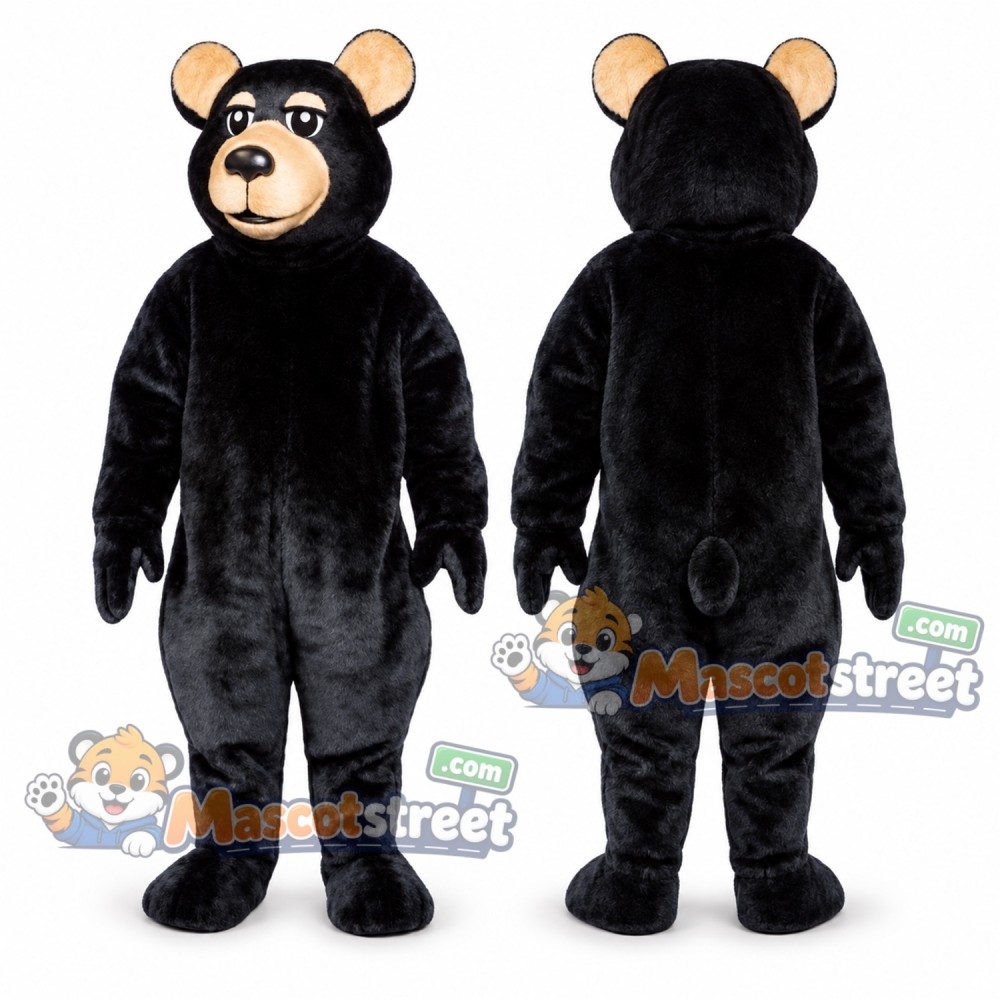 Black Bear Mascot Costume Black Bear Mascot Costume