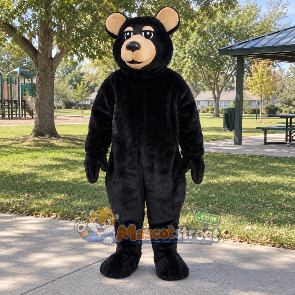 Black Bear Mascot Costume Black Bear Mascot Costume