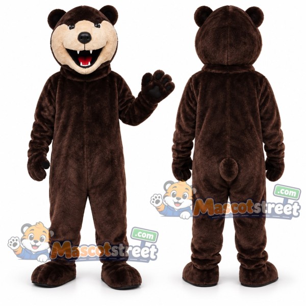 Brown Bear Mascot Costume