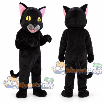 Black Cat Mascot Costume