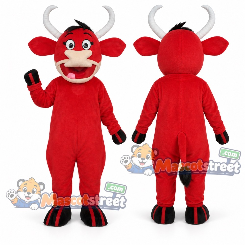 Red Bull Mascot Costume Red Bull Mascot Costume