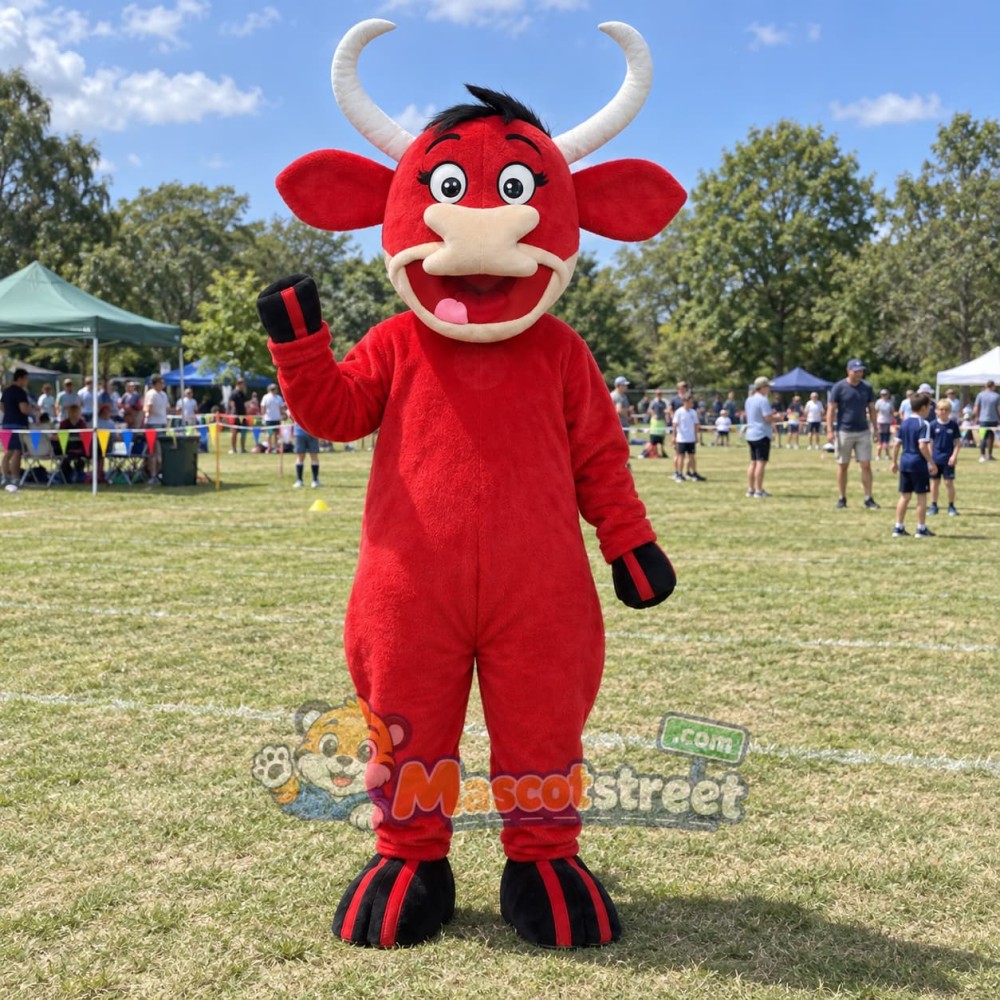 Red Bull Mascot Costume Red Bull Mascot Costume