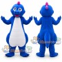 Blue Dinosaur Mascot Costume