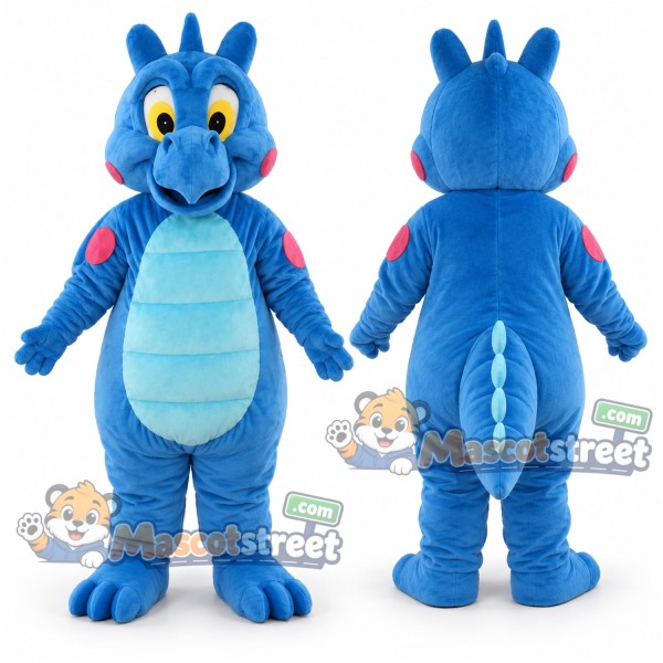 Blue Dragon Mascot Costume