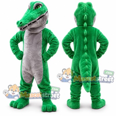 Green Alligator Mascot Costume