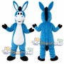Blue Donkey Mascot Costume