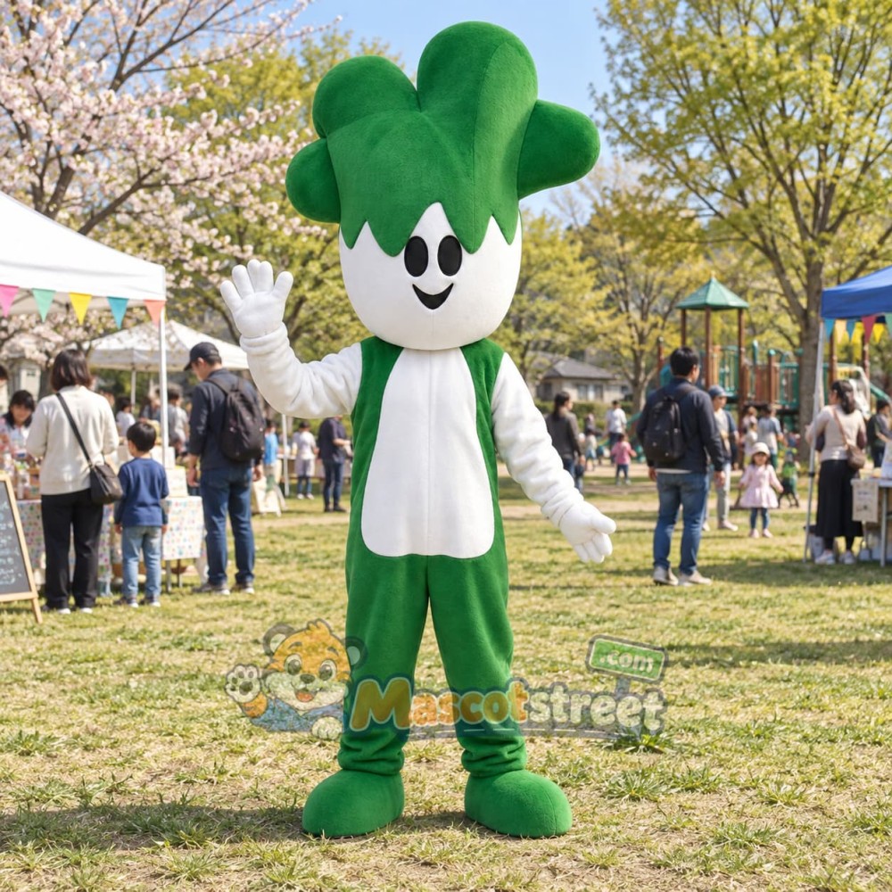 Green Cabbage Mascot Costume