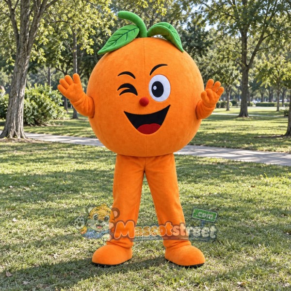 Orange Fruit Mascot Costume