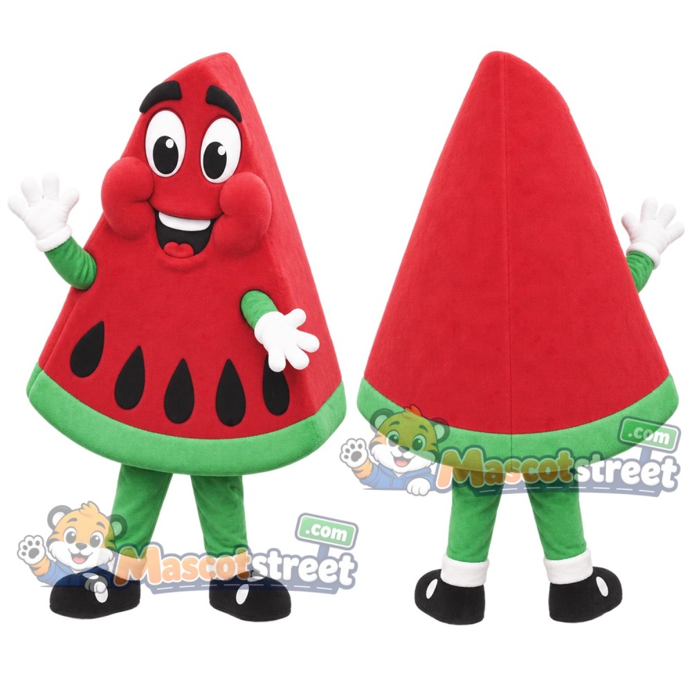 Watermelon Slice Mascot Costume