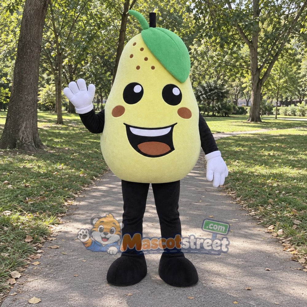 Pear Mascot Costume Pear Mascot Costume