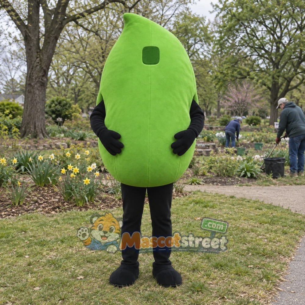 Green Lime Mascot Costume Green Lime Mascot Costume