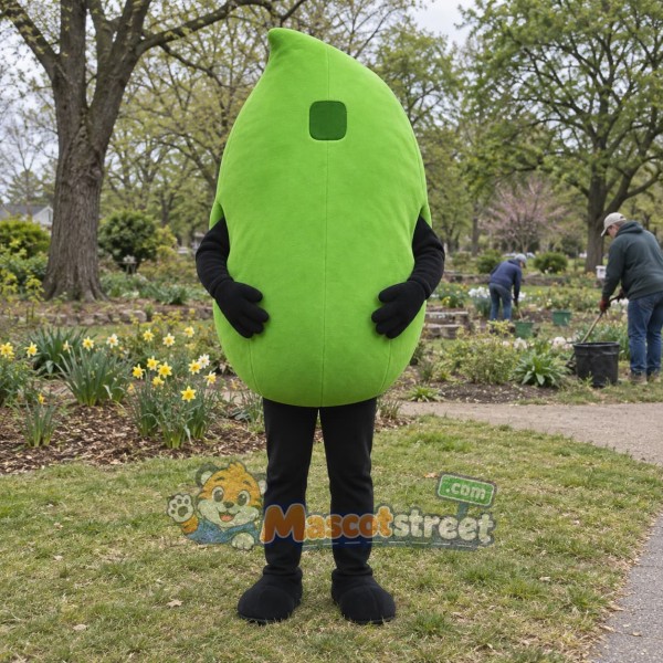 Green Lime Mascot Costume